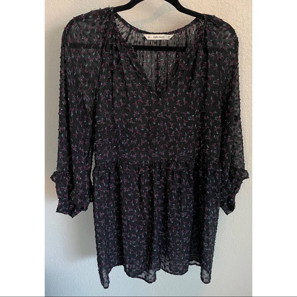 Zara Floral Mini Dress